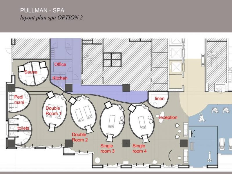 Pullman Spa Layout