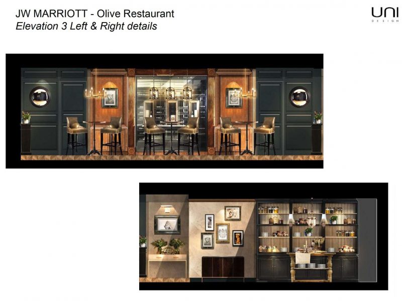 JW Marriott Olive Restaurant Elevation