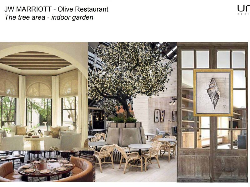 JW Marriott Olive Restaurant Indoor Garden