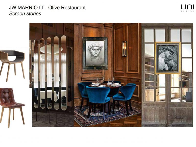 JW Marriott Olive Restaurant Screen