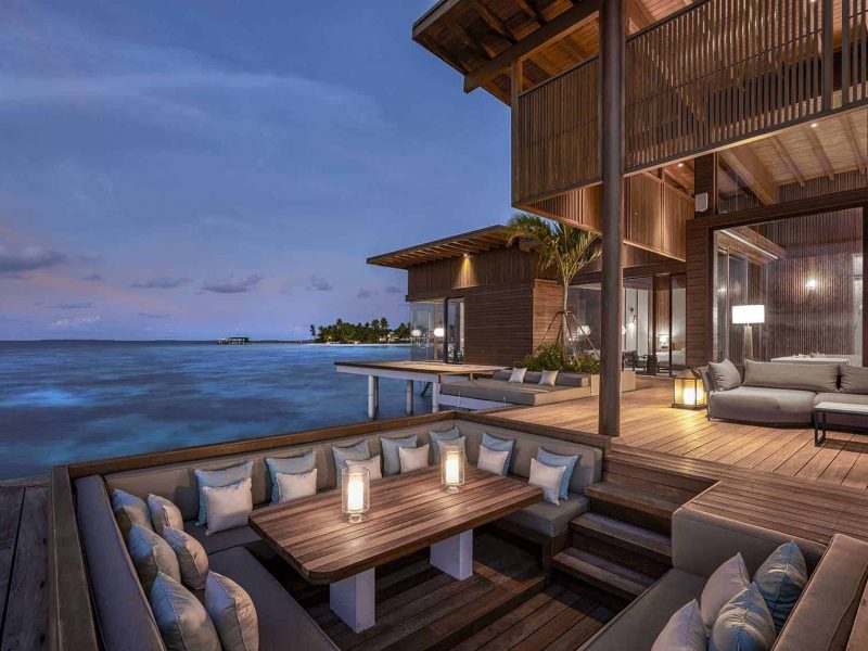 ParK Hyatt Maldives -Sunken-Dining-Area