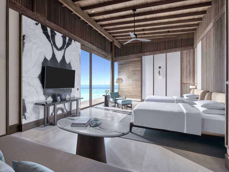 ParK Hyatt Maldives -Twin-Bedroom